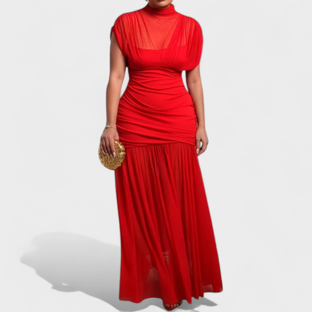 Maja - Suknelė su klasikinio stiliaus dizainu