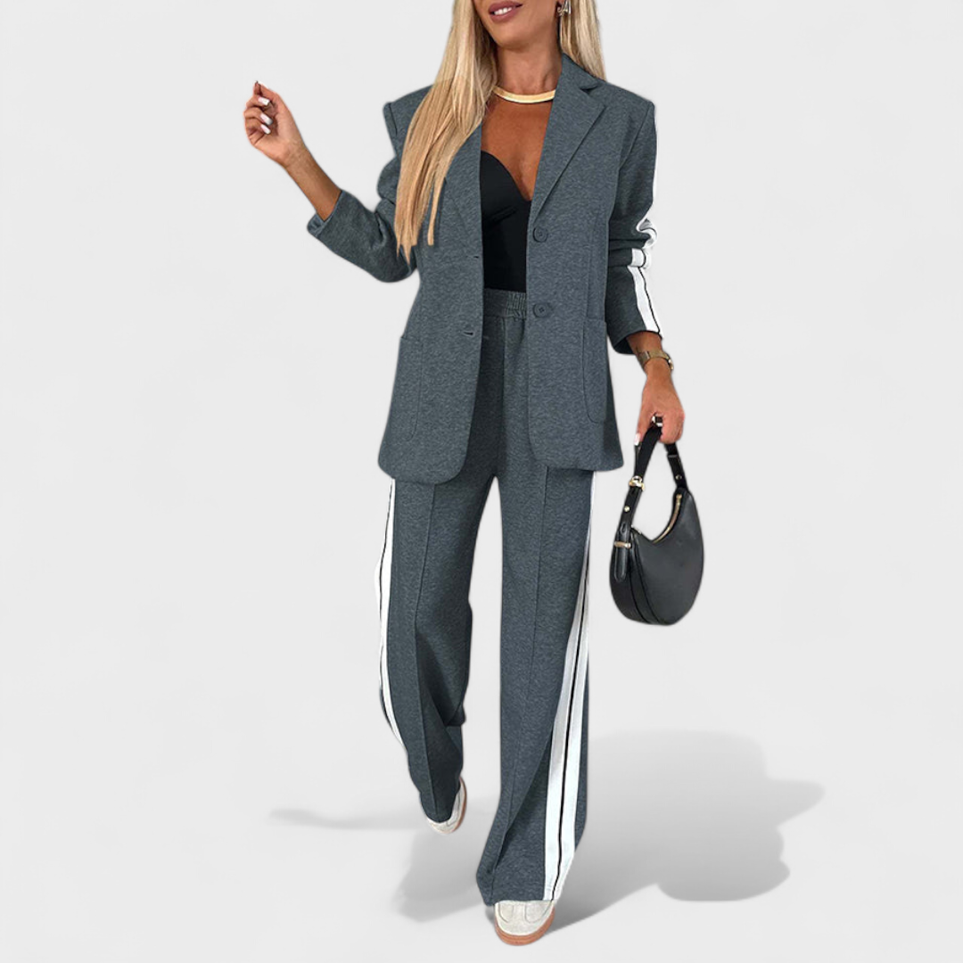 Milena elegantiškas komplektas mados komfortui ir kasdieniniam stiliui