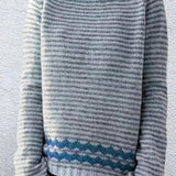 Teja - Moteriška kasdieninė megztinė su diskretiomis juostelėmis