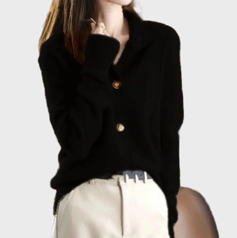 Elegantiška – Patogi megzta striukė kasdieniam dėvėjimui