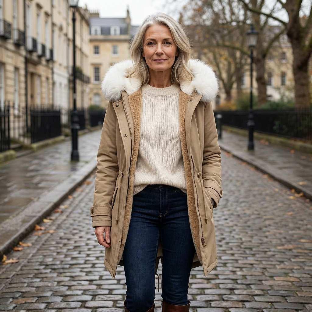 Marie - Elegantiškas žieminis paltas