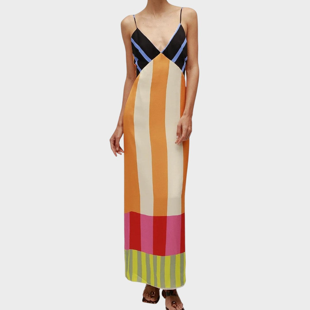 Marta - Ilga bengališko stiliaus suknelė, siūloma keliomis spalvomis