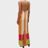 Marta - Ilga bengališko stiliaus suknelė, siūloma keliomis spalvomis