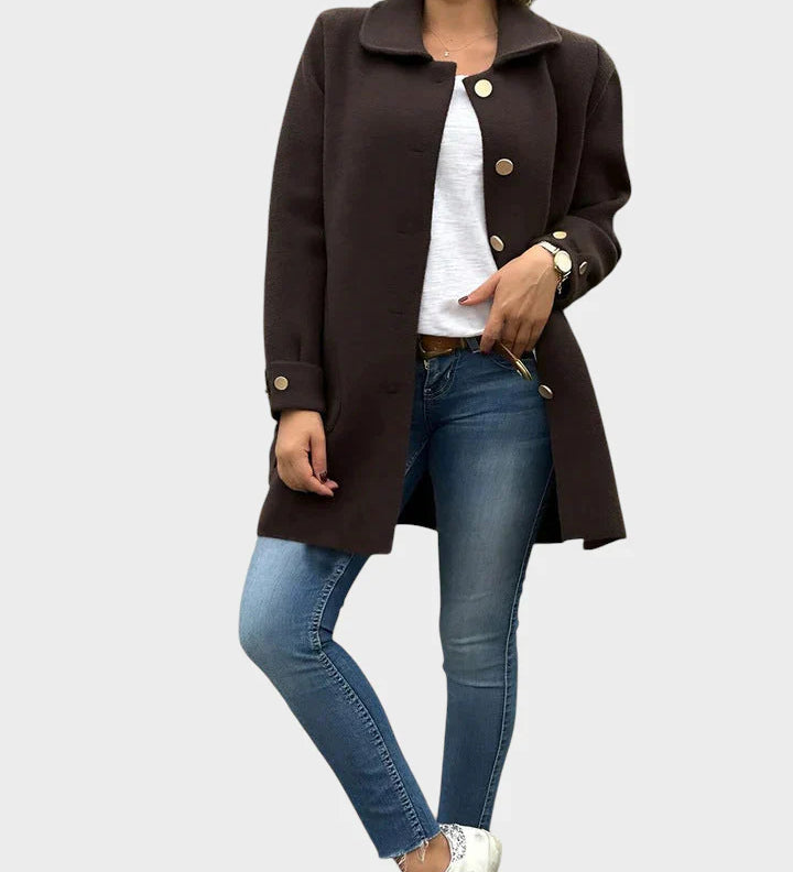 Gaja - oversize paltas su ilgomis rankovėmis