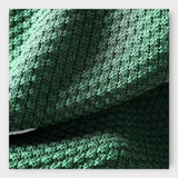 Megztas puloveris su aukšta apykakle