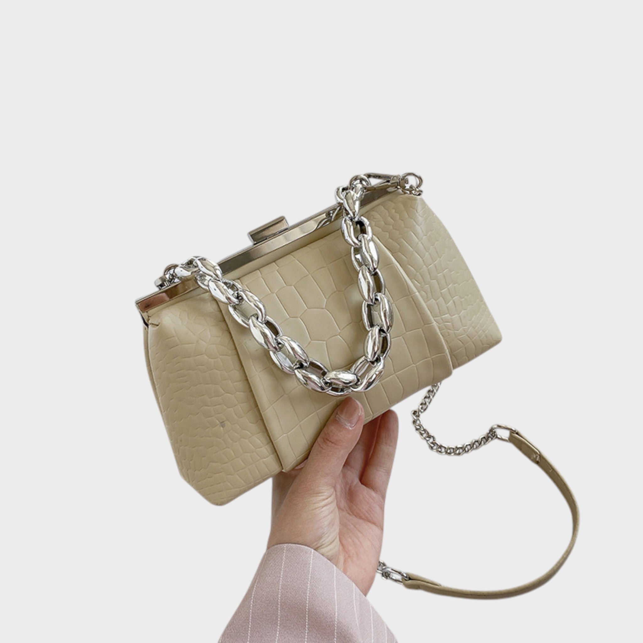 Jasna - Rankinė su odos efektu