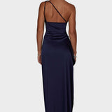 Emberly - Maxi suknelė vieno peties ir aukšta įpjova