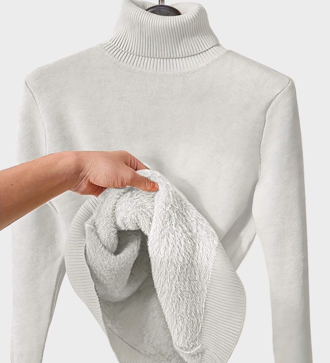 Lea - Minkštas puloveris su aukštu kaklu