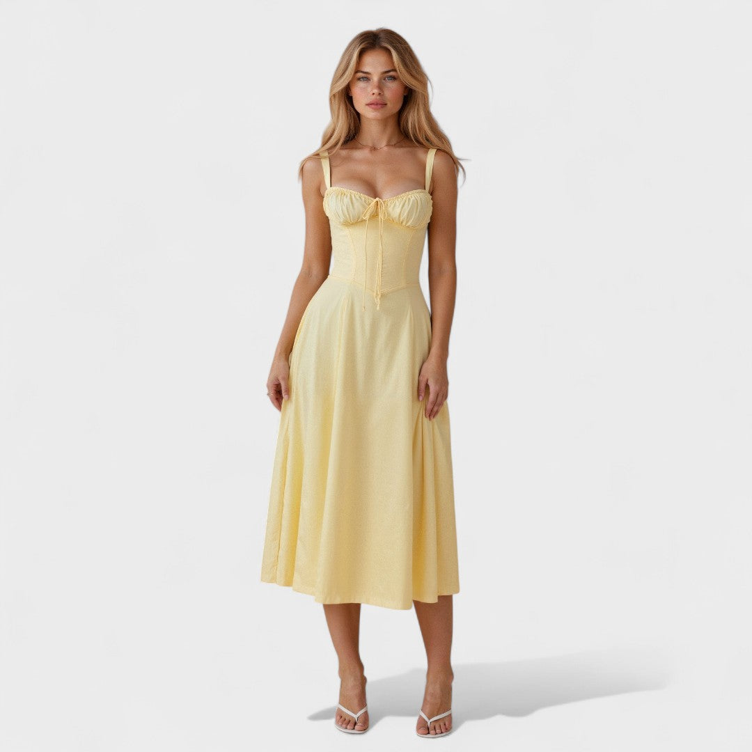 Petra - Midi korsetinė suknelė