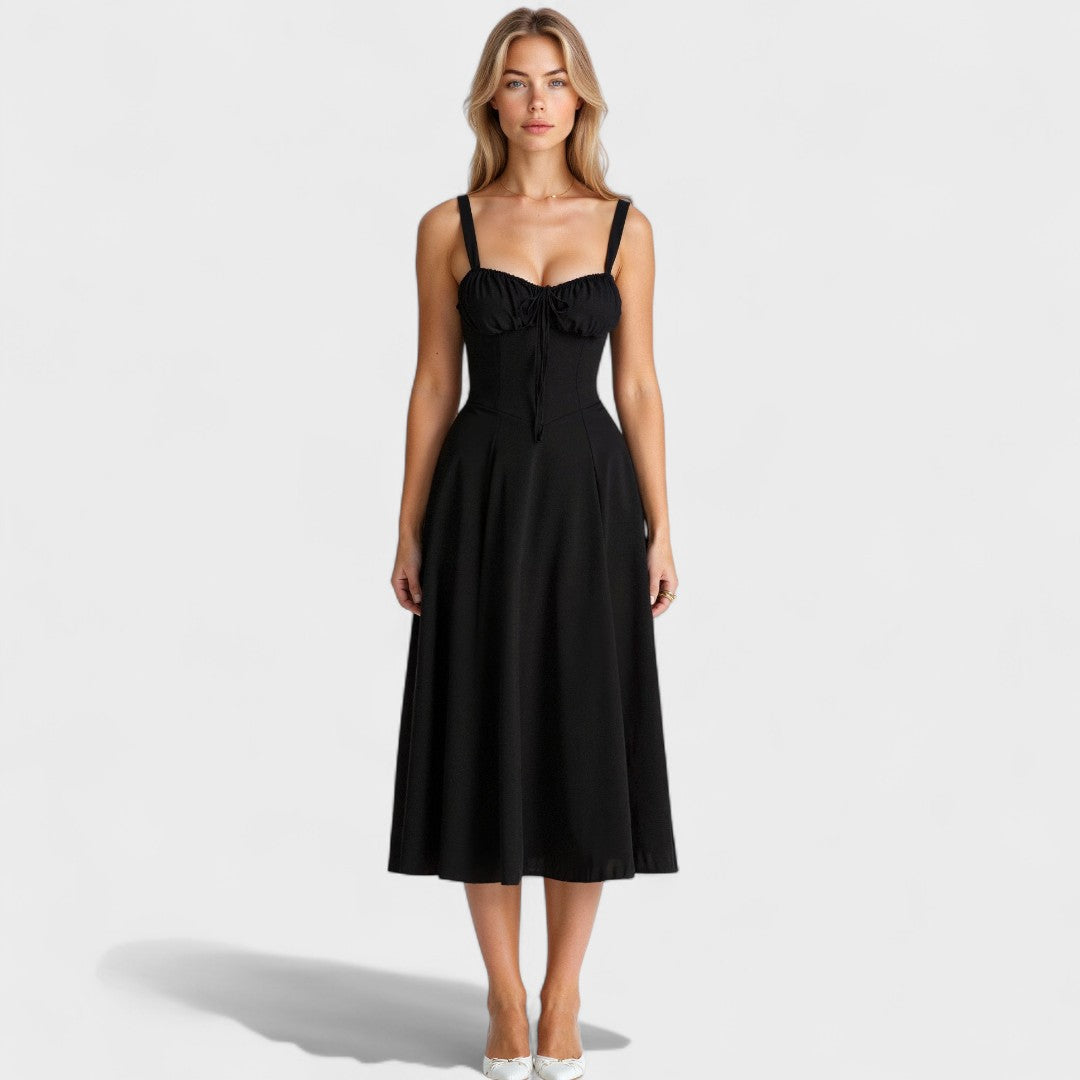 Petra - Midi korsetinė suknelė